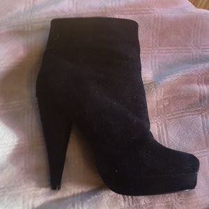 Black ankle boots